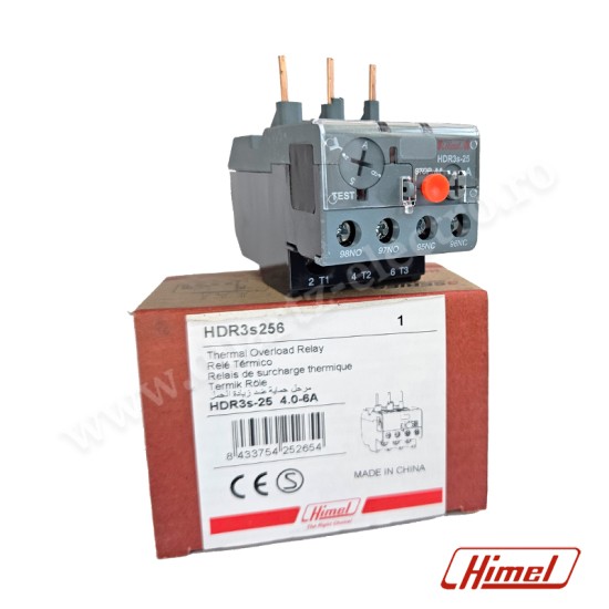 RELEU TERMIC 5,5-8A SERIA 3 HDR3s258 HIMEL RELEU TERMIC 5,5-8A SERIA 3 HDR3s258 HIMEL