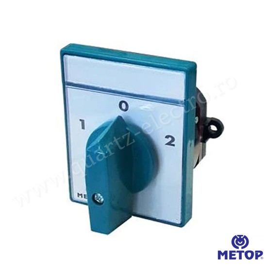 INTRERUPATOR CIRCULAR, POZITIE 1-0-2, 3 POLI - 100A METOP INTRERUPATOR CIRCULAR, POZITIE 1-0-2, 3 POLI - 100A METOP