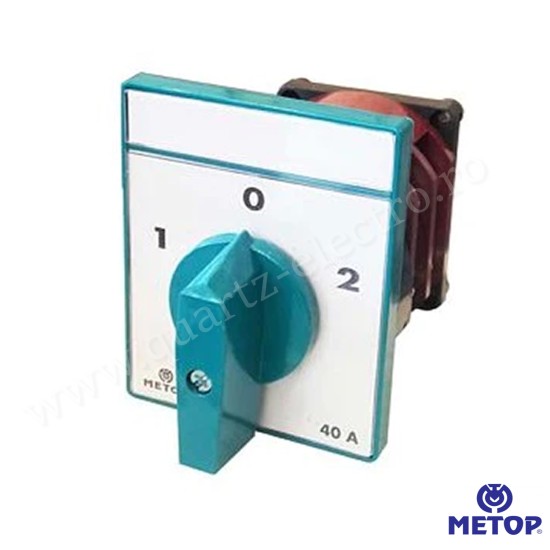 INTRERUPATOR CIRCULAR, OZITIE 1-0-2, 3 POLI - 40A METOP INTRERUPATOR CIRCULAR, OZITIE 1-0-2, 3 POLI - 40A METOP