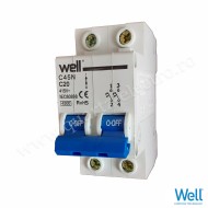 INTRERUPATOR AUTOMAT 2P 20A WELL