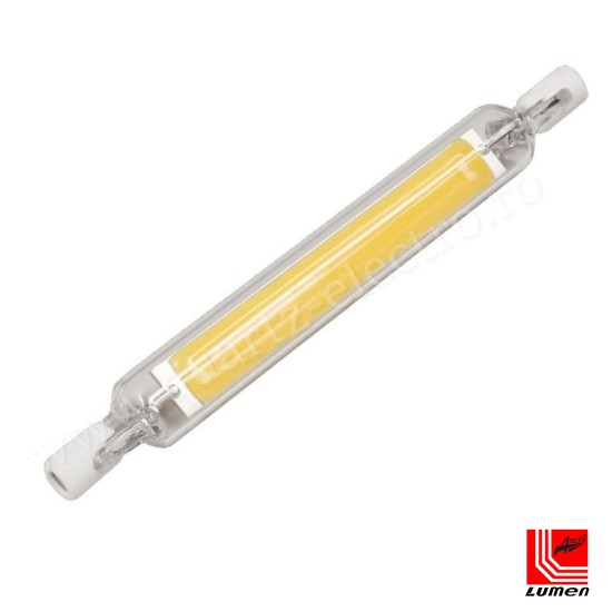 Bec cu LED COB pentru proiectoare R7s 9W (≈9w) lumina alba 4000k Lumen Bec cu LED COB pentru proiectoare R7s 9W (≈9w) lumina alba 4000k Lumen