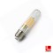 Bec decorativ tub transparent cu LED COG E27 6W (≈78w) lumina calda 2800k 125mm Lumen