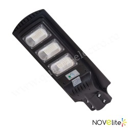 Lampă LED stradală solară senzor 90W 6500K Novelite