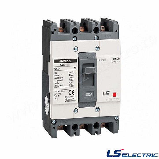 Usol 100A 3P (MCCB) ABS103c LS
