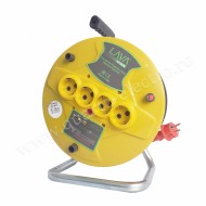 DERULATOR CU 4 PRIZE SCHUKO, 40M MYYM 3X2,5 MM²
