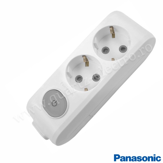 PRELUNGITOR FARA FIR 2 PRIZE CU IMPAMANTARE SI INTRERUPATOR PANASONIC PRELUNGITOR FARA FIR 2 PRIZE CU IMPAMANTARE SI INTRERUPATOR PANASONIC
