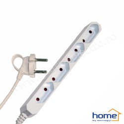 PRELUNGITOR DE RETEA 3M 2X0.75MM2 4 PRIZE EURO HOME PRELUNGITOR DE RETEA 3M 2X0.75MM2 4 PRIZE EURO HOME