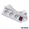 PRELUNGITOR 3 PRIZE, 3M, 3X1,5MM2, CU INTRERUPATOR ALB