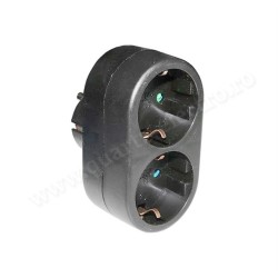 Triplu-stecher cu 2 prize schuko Adeleq Triplu-stecher cu 2 prize schuko Adeleq