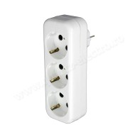 Triplu-stecher cu 3 prize schuko tip "S" Adeleq