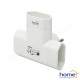Triplu-stecher 3 prize euro distribuitor T alb montare încastrată Home Triplu-stecher 3 prize euro distribuitor T alb montare încastrată Home