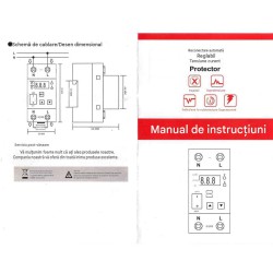 Releu protectie 2P 63A cu intrerupator RAKLASS