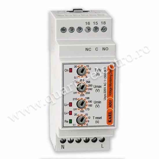 Releu monitorizare tensiune monofazic ADG11