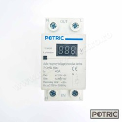 Releu de protecție la supratensiune POVD-60L (40A) POTRIC