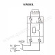 Releu monofazic RD-MVA 63A 2M protectie subtensiune, supratensiune si suprasrcina