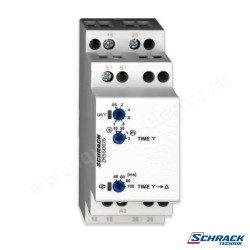 RELEU DE TIMP STEA/TRIUNGHI,12-240VAC/VDC, 8A SCHRACK