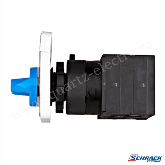 Comutator voltmetric 3P de panou 20A L1L2-L2L3-L3L1-0-L1N-L2N-L3N IP40/IP65 IN009V02 SCHRACK Comutator voltmetric 3P de panou 20A L1L2-L2L3-L3L1-0-L1N-L2N-L3N IP40/IP65 IN009V02 SCHRACK