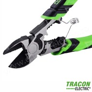 Cleşte de tăiat oblic multifuncțional  MF3 L 195mm 255g TRACON