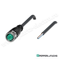 Cablu conectare mamă cu un singur capăt M12 drept cod A 4 pini cablu PVC negru V1-G-BK5M-PVC-U Pepperl+Fuchs