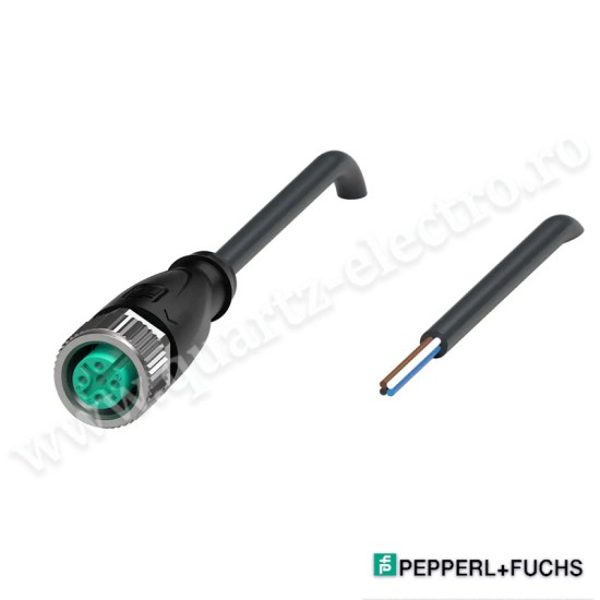 Cablu conectare mamă cu un singur capăt M12 drept cod A 4 pini cablu PVC negru V1-G-BK5M-PVC-U Pepperl+Fuchs Cablu conectare mamă cu un singur capăt M12 drept cod A 4 pini cablu PVC negru V1-G-BK5M-PVC-U Pepperl+Fuchs