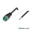 Cablu conectare mamă cu un singur capăt M12 drept cod A 4 pini cablu PVC negru V1-G-BK5M-PVC-U Pepperl+Fuchs