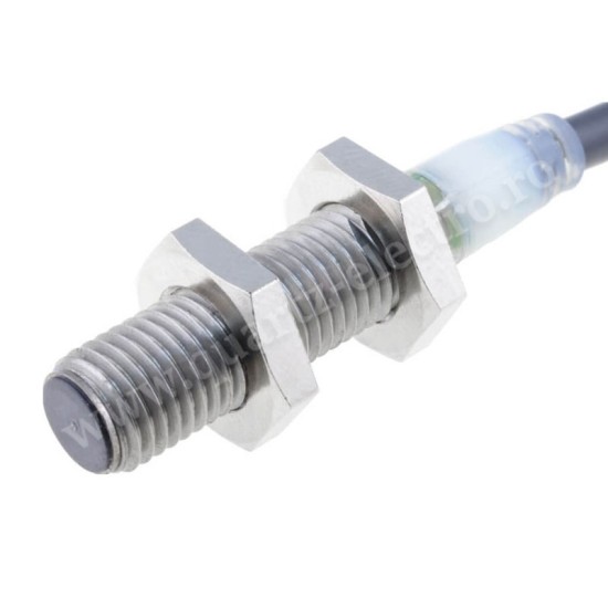 Senzor inductiv de proximitate din oțel inoxidabil corp scurt M8 ecranat 2 mm CC 3 fire PNP NO E2A-S08KS02-WP-B1 OMRON Senzor inductiv de proximitate din oțel inoxidabil corp scurt M8 ecranat 2 mm CC 3 fire PNP NO E2A-S08KS02-WP-B1 OMRON
