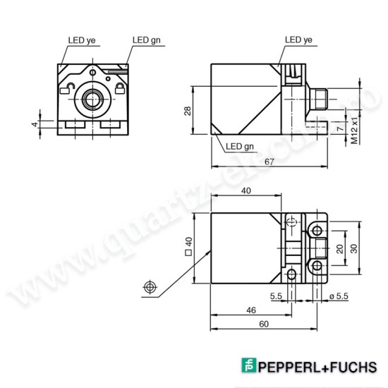 Senzor inductiv Cap senzor bidirecțional și rotativ NO PNP cu filet M12 NBB20-L2-E2-V1 Pepperl+Fuchs Senzor inductiv Cap senzor bidirecțional și rotativ NO PNP cu filet M12 NBB20-L2-E2-V1 Pepperl+Fuchs