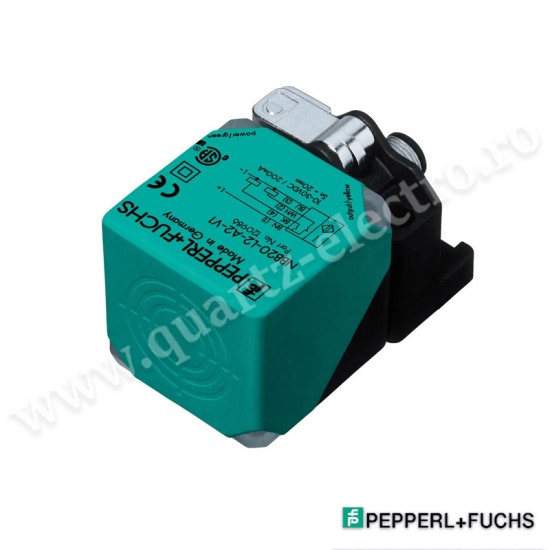 Senzor inductiv Cap senzor bidirecțional și rotativ NO PNP cu filet M12 NBB20-L2-E2-V1 Pepperl+Fuchs Senzor inductiv Cap senzor bidirecțional și rotativ NO PNP cu filet M12 NBB20-L2-E2-V1 Pepperl+Fuchs