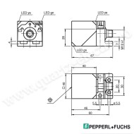 Senzor inductiv Cap senzor bidirecțional și rotativ NO PNP cu filet M12 NBN40-L2-A2-V1 Pepperl+Fuchs