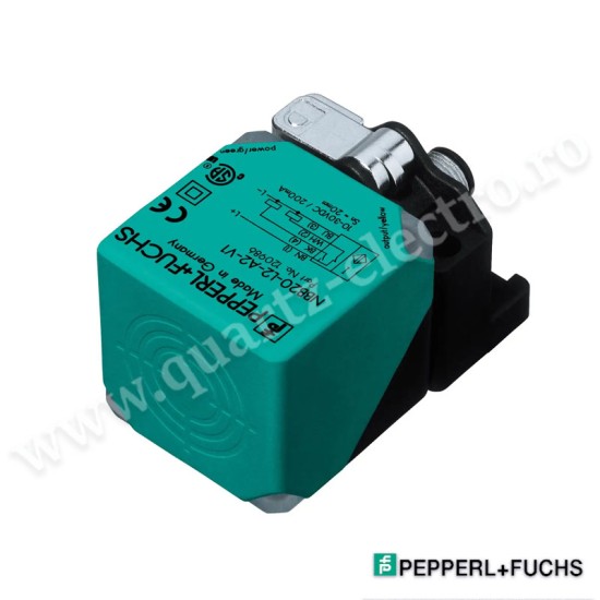 Senzor inductiv Cap senzor bidirecțional și rotativ NO PNP cu filet M12 NBN40-L2-A2-V1 Pepperl+Fuchs Senzor inductiv Cap senzor bidirecțional și rotativ NO PNP cu filet M12 NBN40-L2-A2-V1 Pepperl+Fuchs