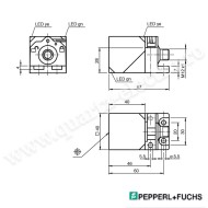 Senzor inductiv Cap senzor bidirecțional și rotativ NO PNP cu filet M12 NBN40-L2-E2-V1 Pepperl+Fuchs 