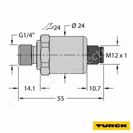 Transmițător de presiune PT10R-2004-I2-H1143/X TURCK Transmițător de presiune PT10R-2004-I2-H1143/X TURCK