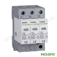 Descarcator la supratensiune Noark 3+0 debrosabil fara semnalizare 3P tip C 275VAC 