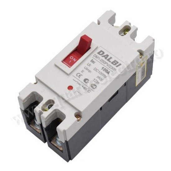 Intrerupator de circuit MCCB 2P 160A 1000V pentru panouri solare Intrerupator de circuit MCCB 2P 160A 1000V pentru panouri solare