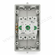 Separator DC pentru instalații fotovoltaice SISO IP66 40A