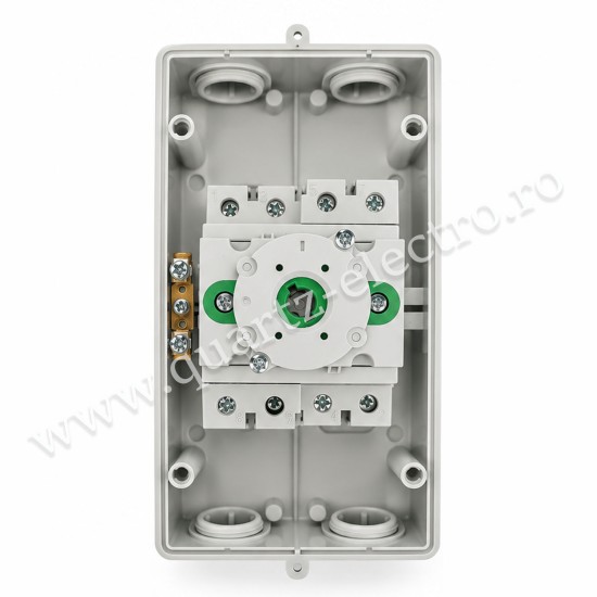 Separator DC pentru instalații fotovoltaice SISO IP66 40A Separator DC pentru instalații fotovoltaice SISO IP66 40A