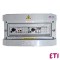 Tablou DC complet echipat pentru sistem fotovoltaic cu 2 stringuri 001107101 ETI