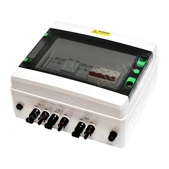 Tablou de Protectie la Sisteme Fotovoltaice cu 2 String - 1000VDC / HA12 Tablou de Protectie la Sisteme Fotovoltaice cu 2 String - 1000VDC / HA12