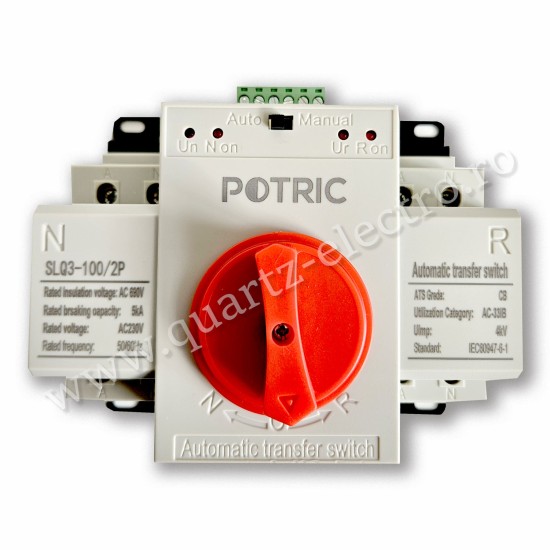 ATS Manager de retea 2P 100A monofazic (generator – retea) ATS Manager de retea 2P 100A monofazic (generator – retea)