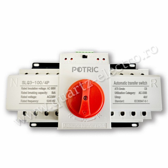ATS Manager de retea 4P 100A Trifazic (generator – retea) ATS Manager de retea 4P 100A Trifazic (generator – retea)