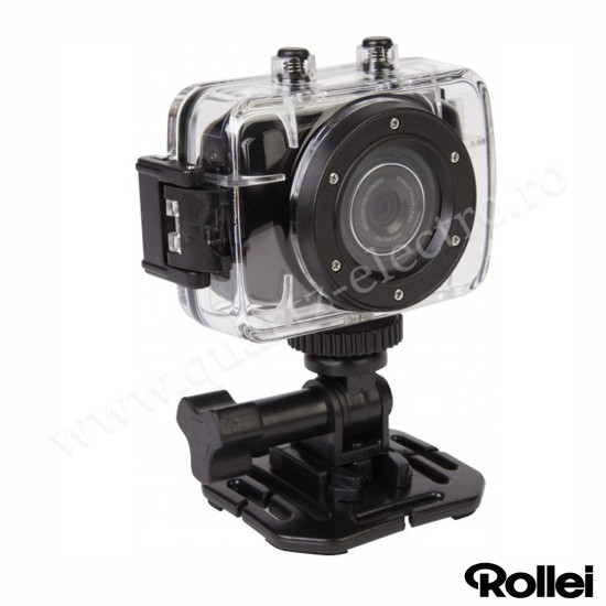 CAMERA VIDEO SPORT 5MP, HD, NEGRU ROLLEI CAMERA VIDEO SPORT 5MP, HD, NEGRU ROLLEI