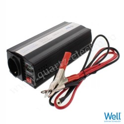 INVERTOR DE TENSIUNE 12V -220V, 600W, USB WELL