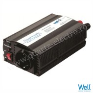 INVERTOR DE TENSIUNE 24V - 220V, 300W, USB WELL