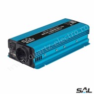 INVERTOR DE TENSIUNE, 500W, SINUSOIDA PURA USB 
