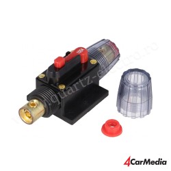 Siguranta automata auto 100A neagra 12-48VDC 4.2x10x4.2mm SBA.02-100A 4CARMEDIA Siguranta automata auto 100A neagra 12-48VDC 4.2x10x4.2mm SBA.02-100A 4CARMEDIA