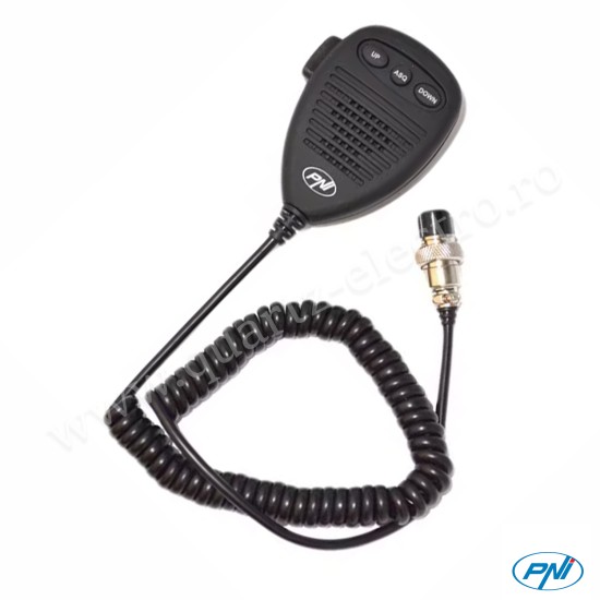 MICROFON CU 6 PINI PENTRU STATIE RADIO PNI ESCORT HP 8000 / 8001 / 8024 / 9000/ 9001