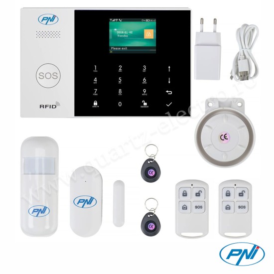 Sistem de alarma wireless SafeHouse HS600 Wifi GSM 4G Tuya Smart alerta prin SMS apel vocal PNI Sistem de alarma wireless SafeHouse HS600 Wifi GSM 4G Tuya Smart alerta prin SMS apel vocal PNI