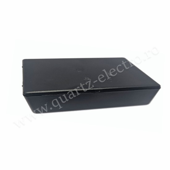Cutie cu auto-inchidere 50x28x15 mm negru pentru montaje electronice Cutie cu auto-inchidere 50x28x15 mm negru pentru montaje electronice