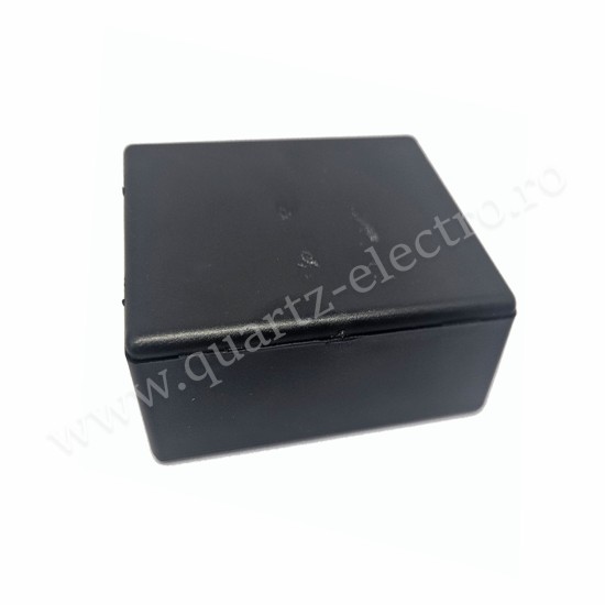 Cutie cu auto-inchidere 58x56x28 mm negru pentru montaje electronice