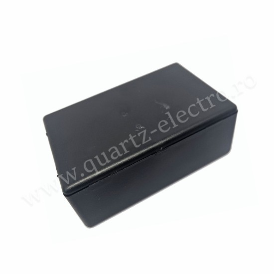 Cutie cu auto-inchidere 70x45x30 mm negru pentru montaje electronice Cutie cu auto-inchidere 70x45x30 mm negru pentru montaje electronice